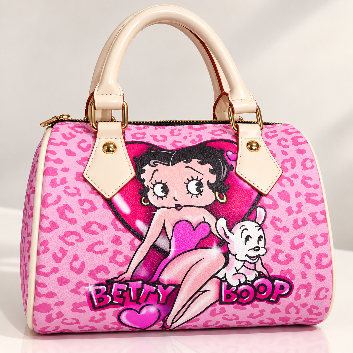 Betty Pink Leopard Bag